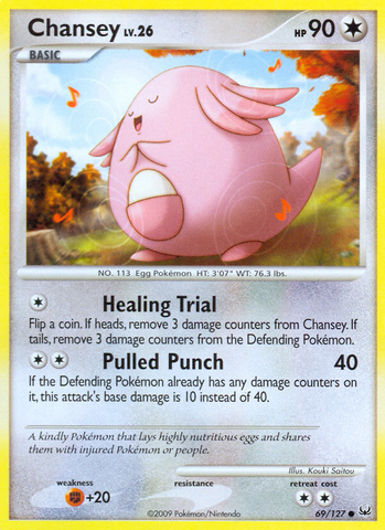 Chansey (69/127) [Platino: Conjunto básico] 