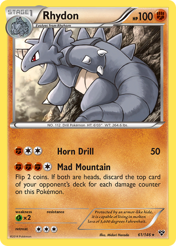 Rhydon (61/146) [XY: Conjunto básico] 