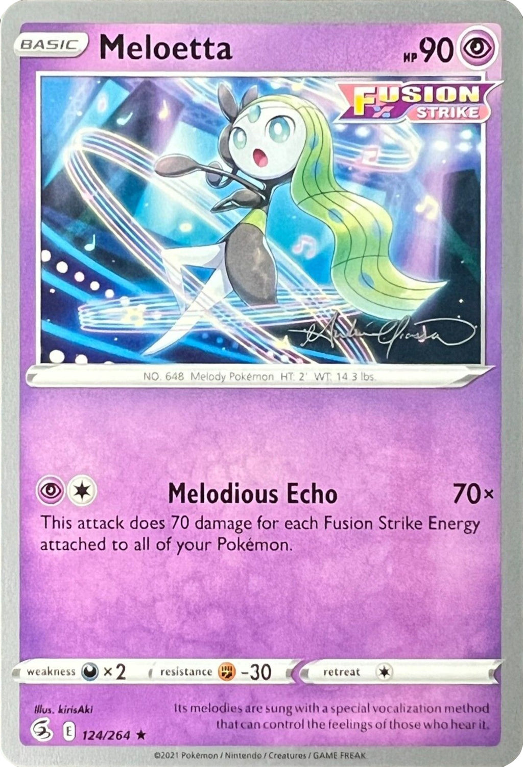 Meloetta (124/264) (The Shape of Mew - Andre Chiasson) [World Champion