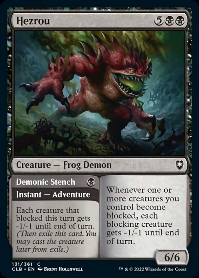 Hezrou // Hedor demoníaco [Commander Legends: Batalla por Baldur's Gate] 