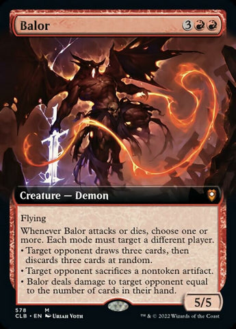 Balor (Arte extendido) [Commander Legends: Batalla por Baldur's Gate] 