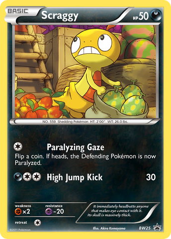 Scraggy (BW25) [Blanco y negro: Promociones de Black Star] 
