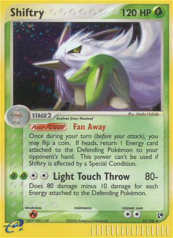 Shiftry (12/100) [EX: Tormenta de arena] 