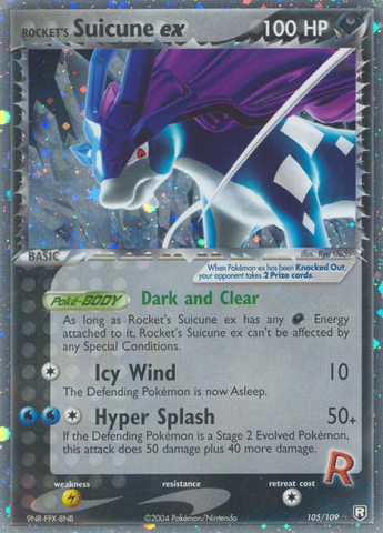 Suicune ex de Rocket (105/109) [EX: El regreso del Team Rocket] 