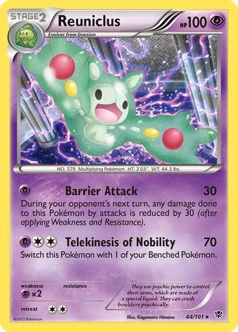 Reuniclus (44/101) [Blanco y negro: Explosión de plasma] 