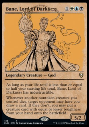Bane, Señor de las Tinieblas (Showcase) [Commander Legends: Battle for Baldur's Gate] 