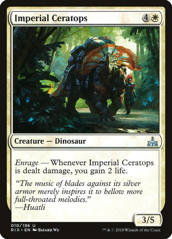 Ceratops imperial [Rivales de Ixalan] 