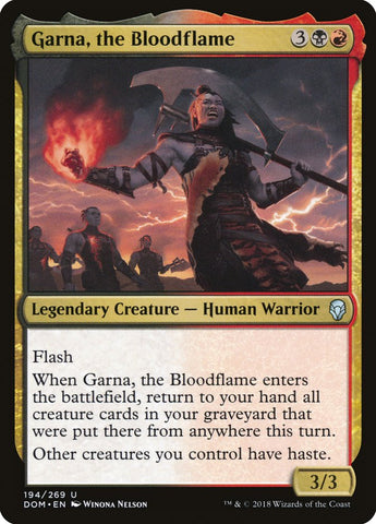Garna, la llama de sangre [Dominaria] 