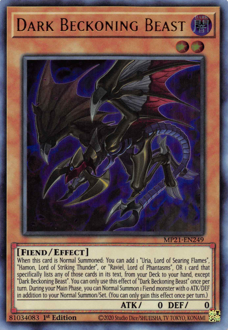 Bestia Oscura que Hace Señas [MP21-EN249] Ultra Raro 