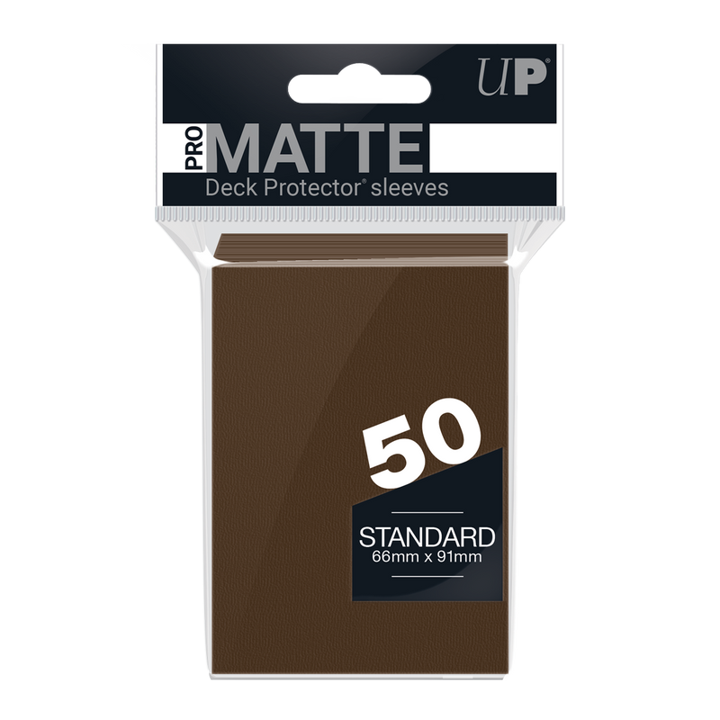 Ultra PRO: Standard 50ct Sleeves - PRO-Matte (Brown)