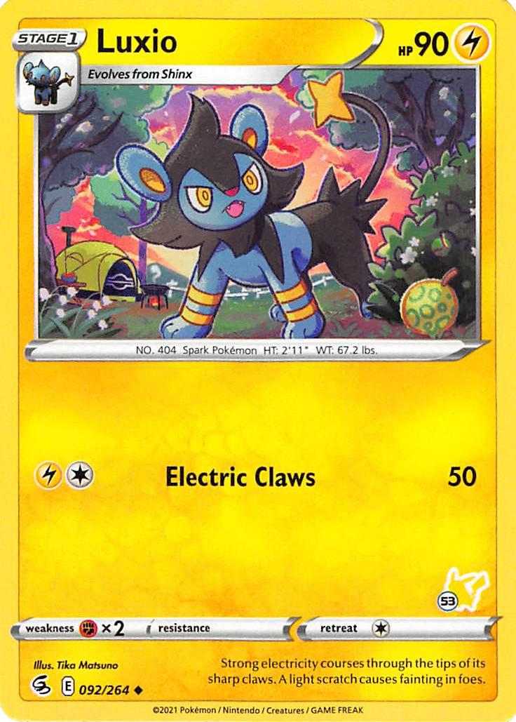 Luxio (092/264) (Pikachu Stamp