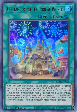 Appliancer Electrilyrical World [BLAR-EN045] Ultra raro 