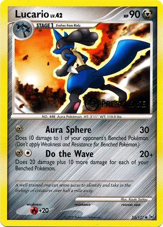 Lucario (53/127) (Promoción de presentación) [Diamond &amp; Pearl: Black Star Promos] 