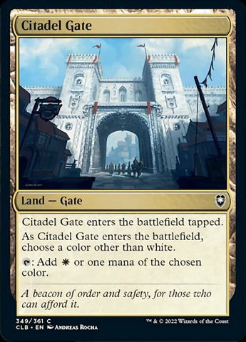 Puerta de la Ciudadela [Commander Legends: Batalla por Baldur's Gate] 