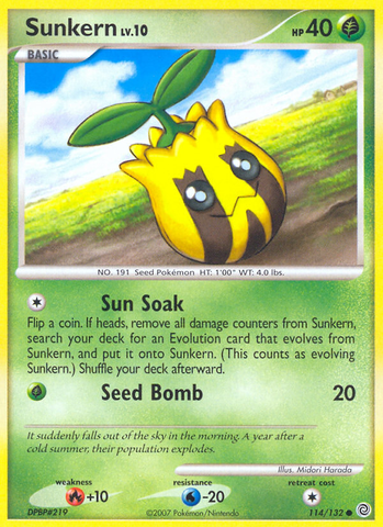 Sunkern (114/132) [Diamante y perla: maravillas secretas] 