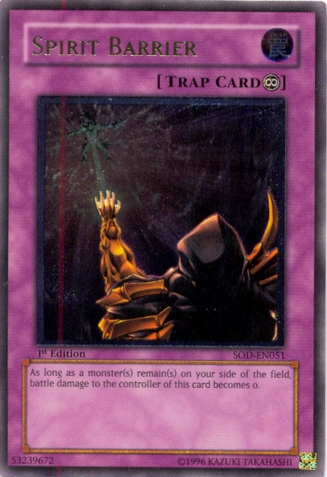 Barrera espiritual [SOD-EN051] Ultimate Rare 
