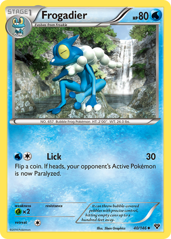 Frogadier (40/146) [XY: Conjunto básico] 