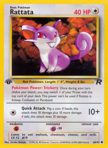 Rattata (66/82) [Equipo Rocket 1.ª edición] 