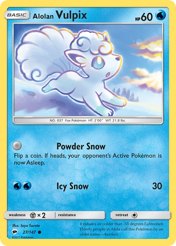 Alolan Vulpix (27/147) [Sol y Luna: Sombras ardientes] 