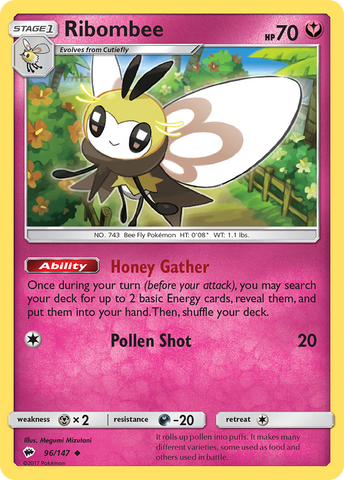 Ribombee (96/147) [Sol y Luna: Sombras ardientes] 