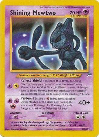 Mewtwo brillante (109/105) [Neo Destiny Unlimited] 