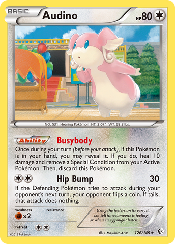 Audino (126/149) [Blanco y negro: Límites cruzados] 