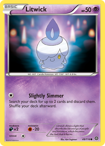Litwick (48/114) [XY: Asedio de vapor] 