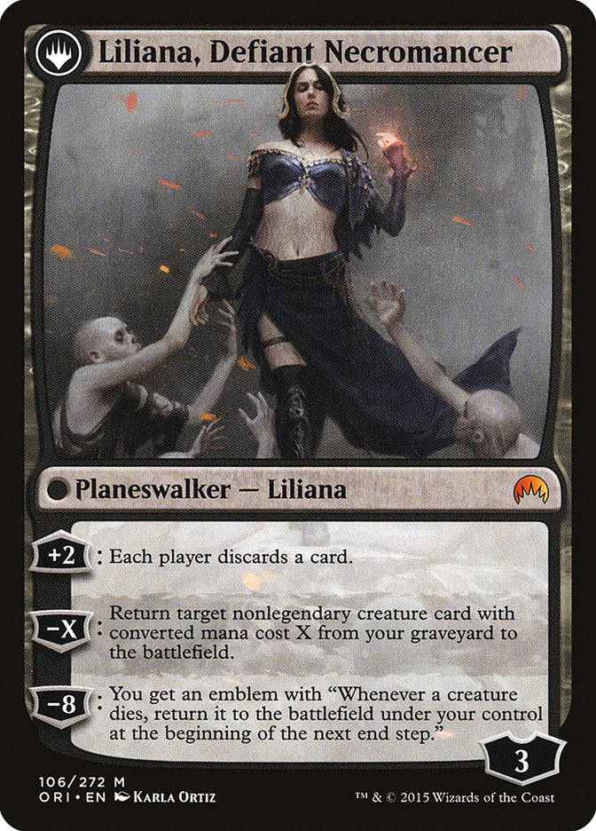 Liliana, sanadora herética // Liliana, nigromante desafiante [Magic Origins] 