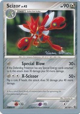 Scizor LV.42 (29/100) (Intimidación - Tristan Robinson) [Campeonato del Mundo 2008] 