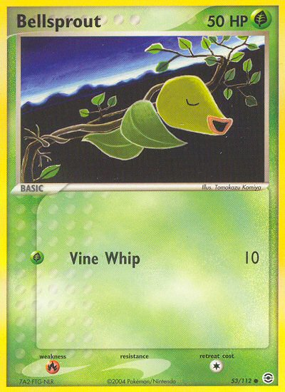 bellsprout from ex firered & leafgreen