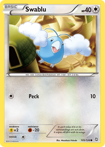 Swablu (105/124) [Blanco y negro: Dragones exaltados] 