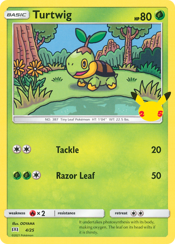 Turtwig (25/4) [25º aniversario de McDonald's] 