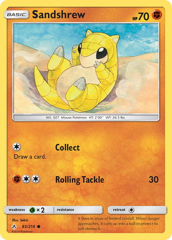 Sandshrew (83/214) [Sol y Luna: Vínculos inquebrantables] 