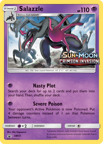 Salazzle (SM73) [Sol y Luna: Promociones de Black Star] 