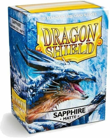 Fundas Dragon Shield - Zafiro Mate (100 protectores)