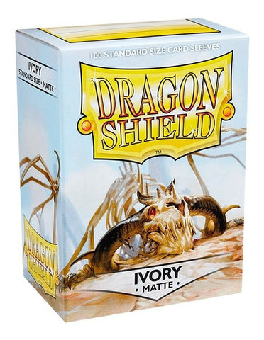Dragon Shield Sleeves - Ivory Matte (100 protectores)