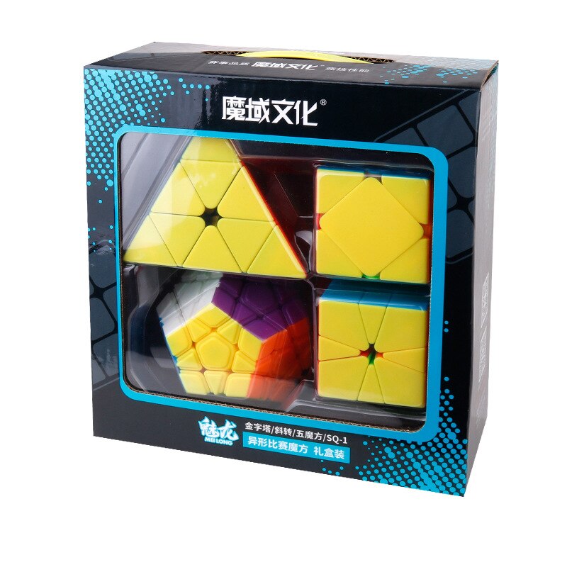 Meilong - Set x 4 (Mega, Pyra, SQ-1, Skewb)