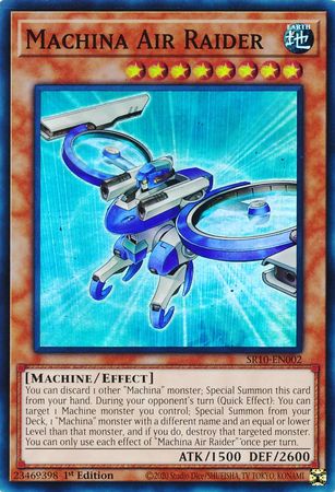 Machina Air Raider [SR10-EN002] Súper Raro 