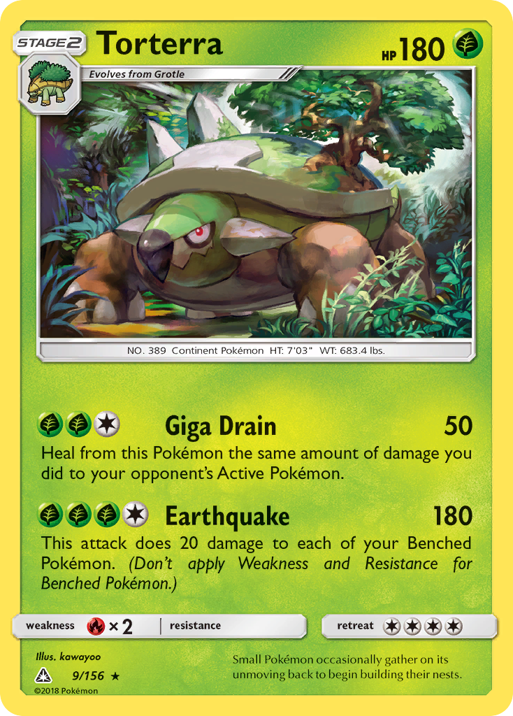 Torterra (9/156) [Sol y Luna: Ultra Prisma] 