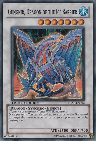 Gungnir, Dragón de la Barrera de Hielo [H5SE-EN002] Súper Raro 