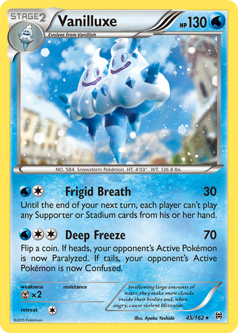 Vanilluxe (45/162) [XY: AVANCE] 