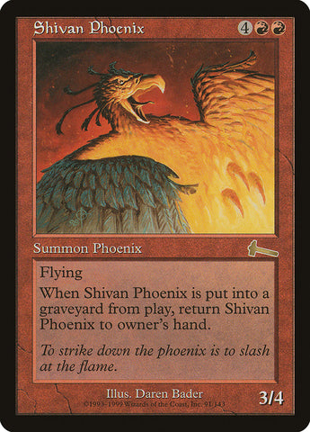 Shivan Phoenix [El legado de Urza] 