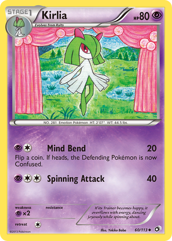 Kirlia (60/113) [Blanco y negro: Tesoros legendarios] 