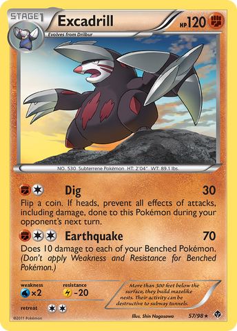 Excadrill (57/98) [Blanco y negro: poderes emergentes] 