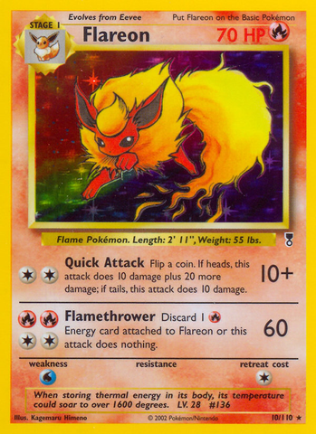 Flareon (10/110) [Colección legendaria] 