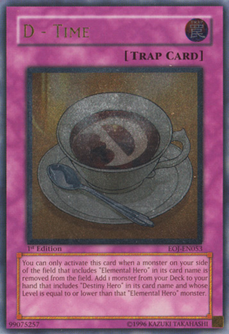 D - Tiempo [EOJ-EN053] Último Raro 
