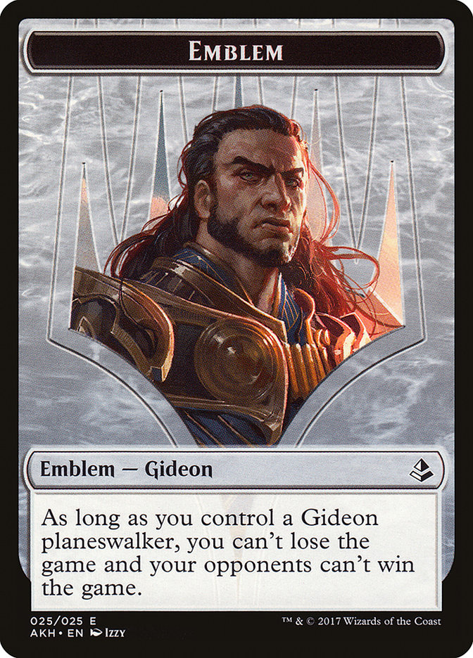 Emblema de Gedeón de las Pruebas [Fichas de Amonkhet] 