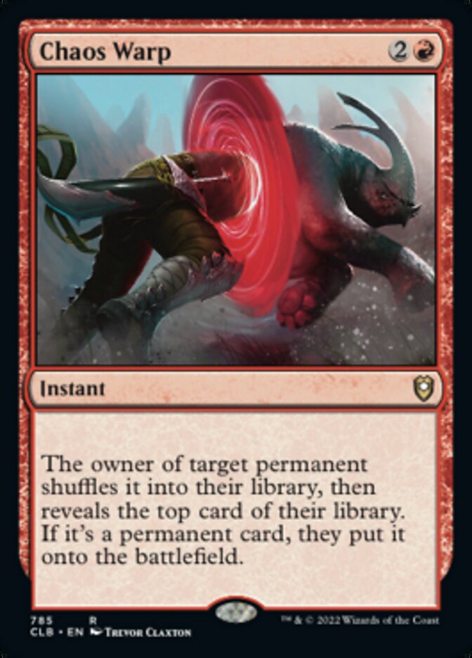 Chaos Warp [Commander Legends: Batalla por Baldur's Gate] 