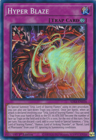 Hyper Blaze [SDSA-EN034] Súper Raro 