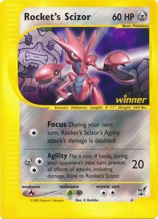 Rocket's Scizor (4) (Tarjeta Jumbo) [Lo mejor de las promociones] 